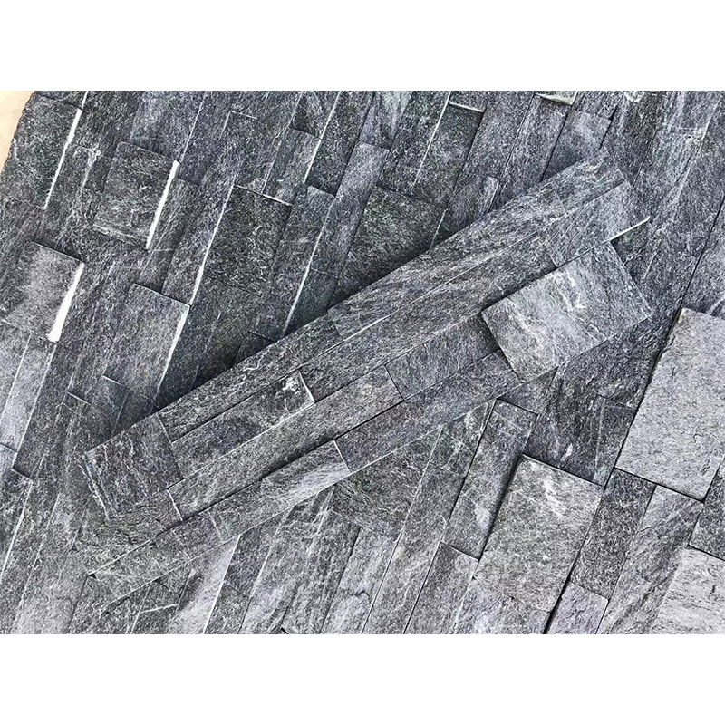 Natural Black Slate Wall Cladding Stone Veneer Decorative Culture Stone for Sale
