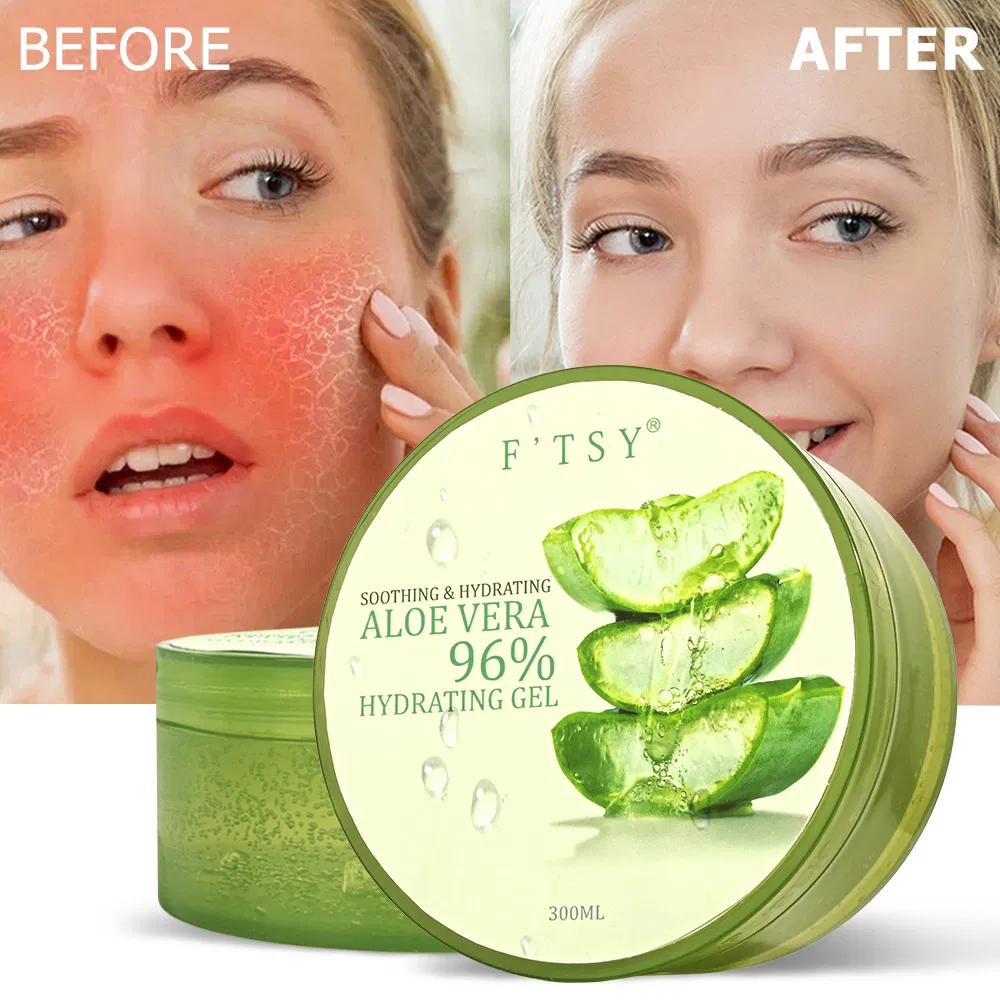 Wholesale Pure Natural Organic Aloe Vera Hair Gel Moisturizing Aloe Vera Face Gel