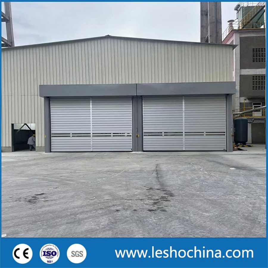 Rapid Fast High Speed Roller Shutter Aluminum High Speed Spiral Door