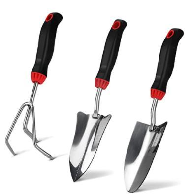 Heavy Duty Ash Wood Handle Garden Tool Set Leaf Hoe and Cultivator