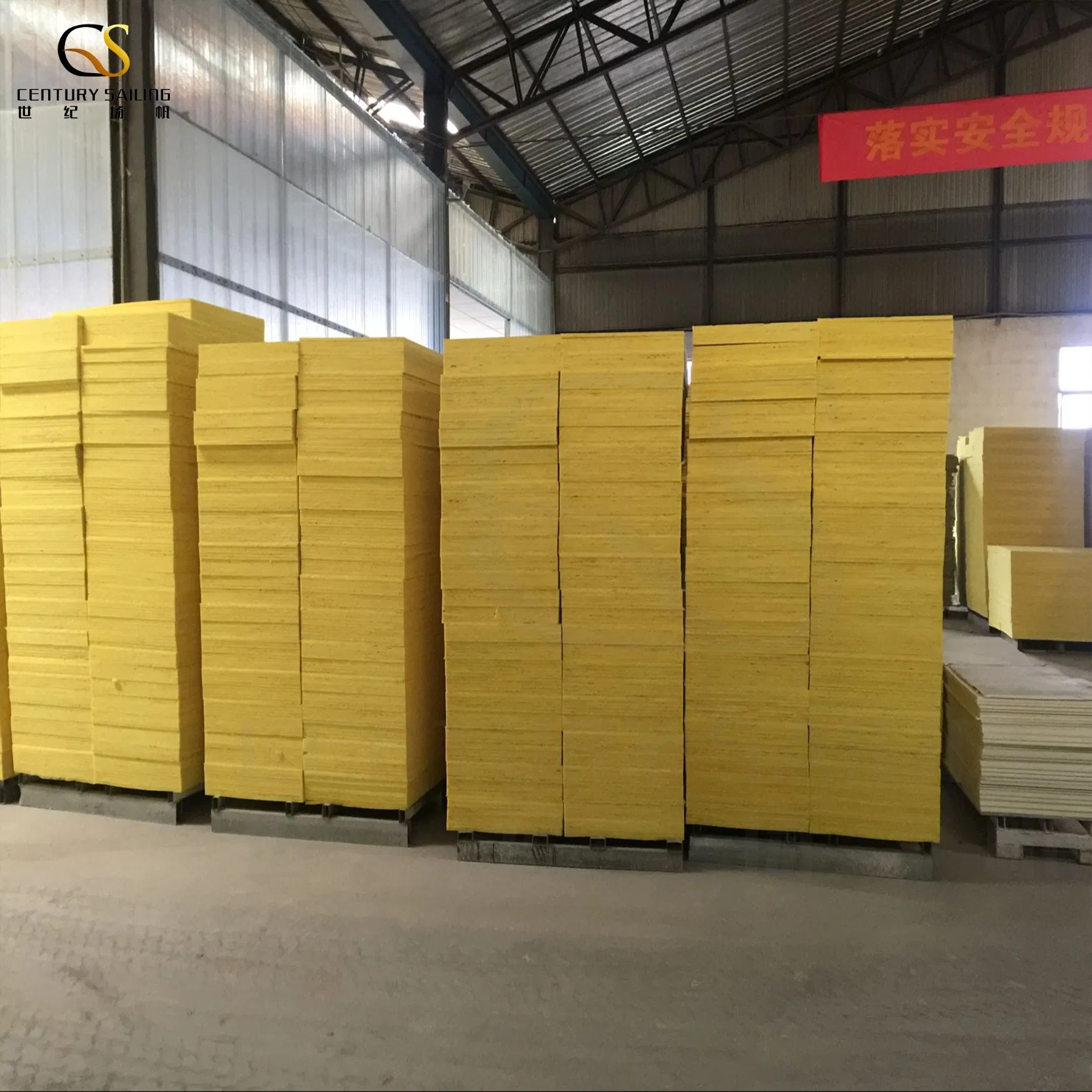 Rock-Wool Acoustic Ceiling Sound-Absorbing Board Material Fiberglass Hanging Ceiling Board for Classroom