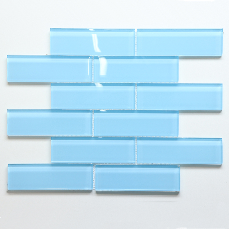 Стеклянная мозаика для кухни 48x148 мм