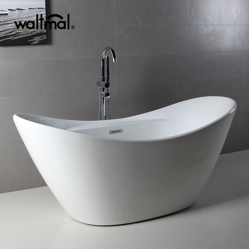 Hot Sale Pure Acrylic Bathtub Freestanding Soaking Bath Tub