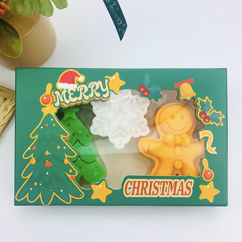 OEM Hand Made Christmas Soap Body Cleaning Face Soap Christmas Gift