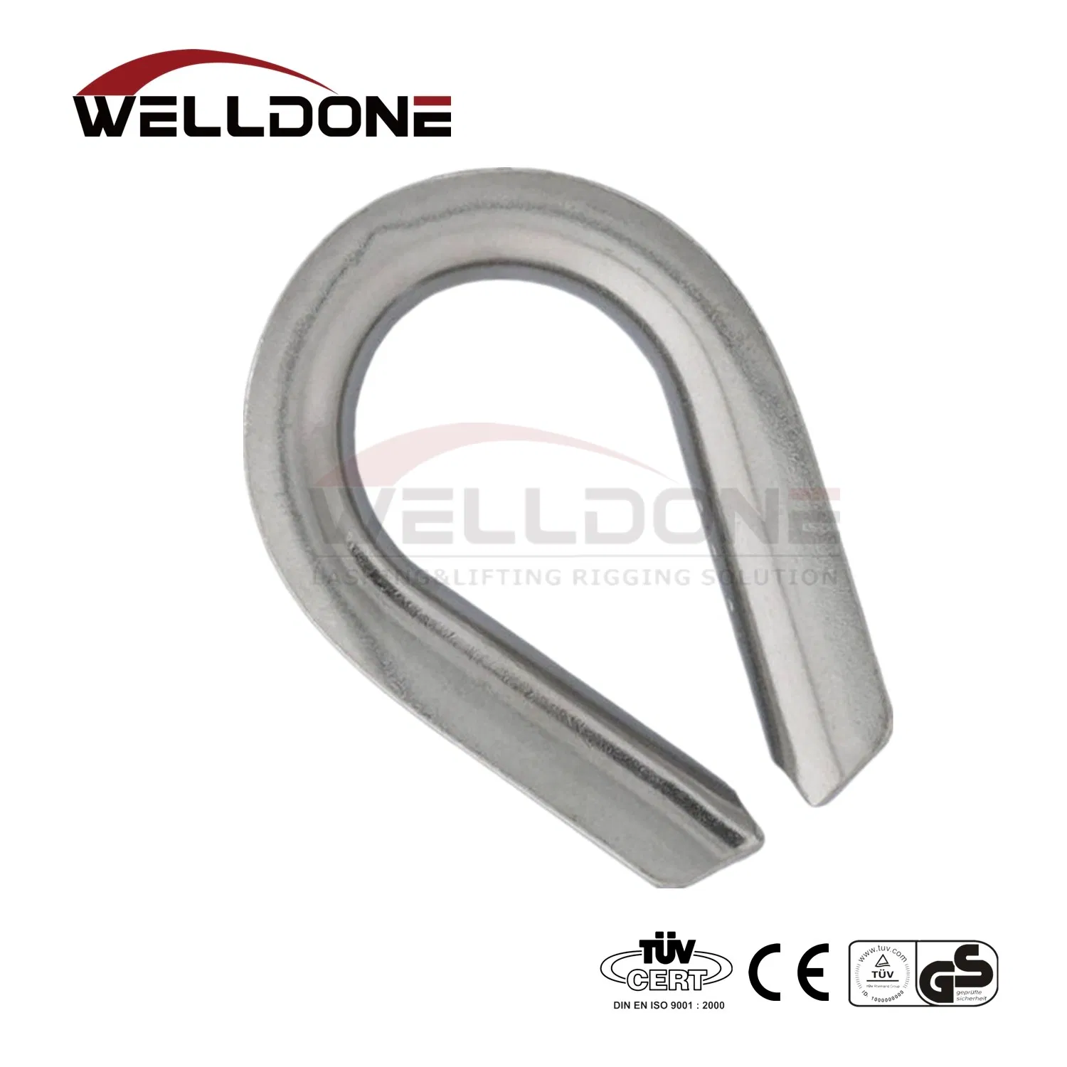 C15 Carbon Steel Us Type G414 Extra Heavy Wire Rope Thimbles