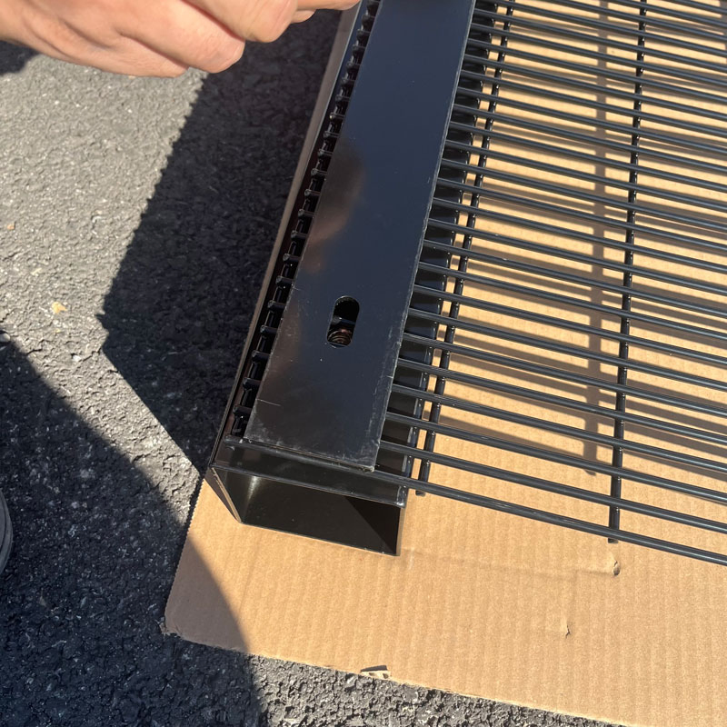 Custom Powder Coated 358 Mesh Anti-Climb Security Fencing