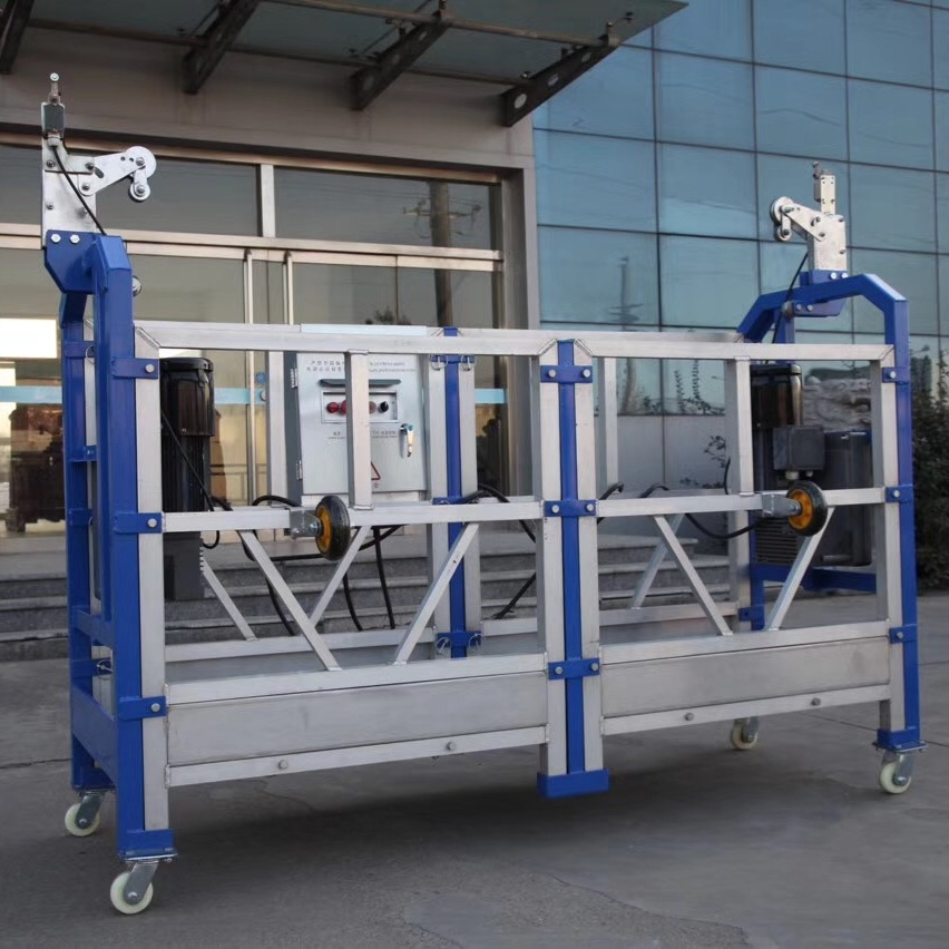 Electric Hoist Steel, Aluminum Suspended Working Platform for Glass Cleaning and Curtain Wall Installation with CE Approved