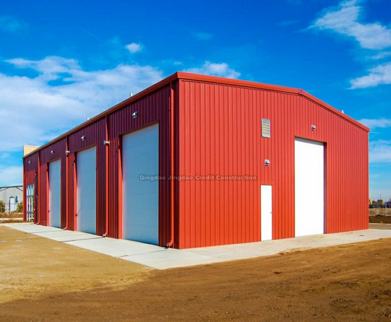 Prefabricated Prefab Adjustable Heavy Duty Large Span Metal Modular Mobile Steel Structure Metal Building Industrial Hall Factory Workshop Amazon Warehouse