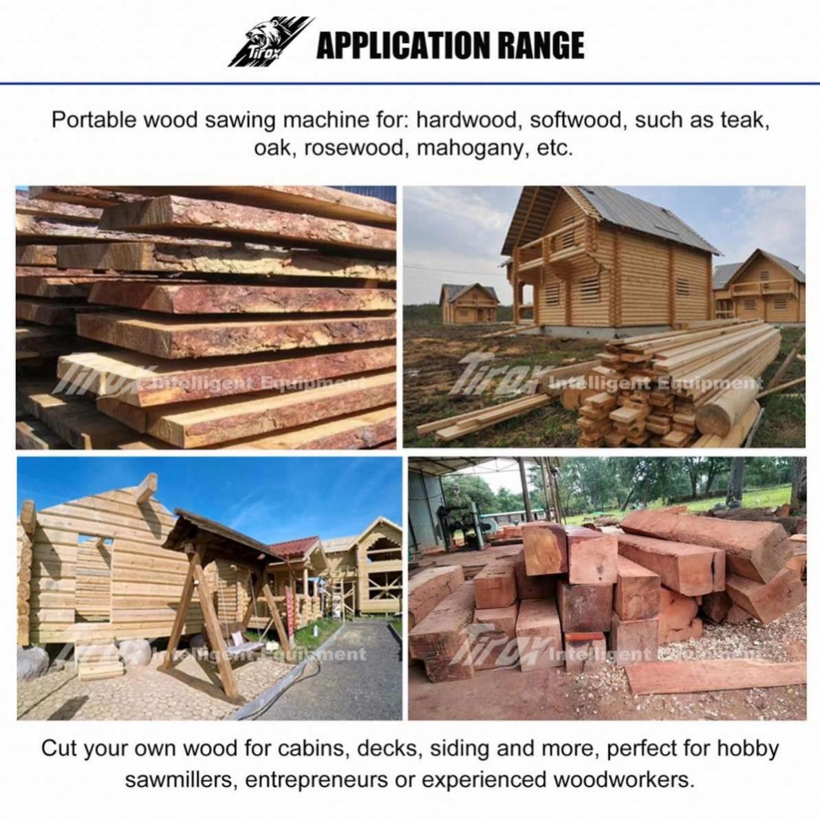 Ленточная пила по дереву портативная горизонтальная