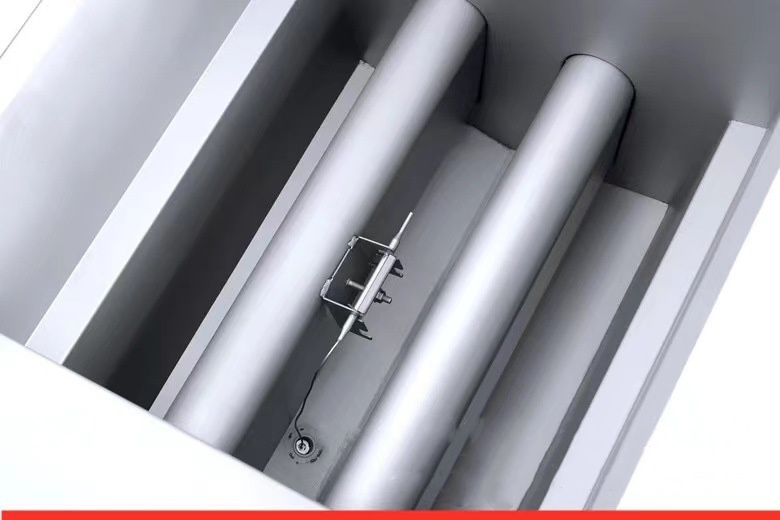 Stainless Steel Commercial Vertical Gas Fryer 1-Tank 2-Basket Fryer for Kitchen Use