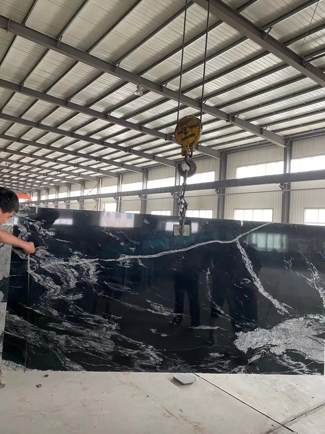 Snow Grey Granite Polished Surface Tile Wall Cladding Building Material