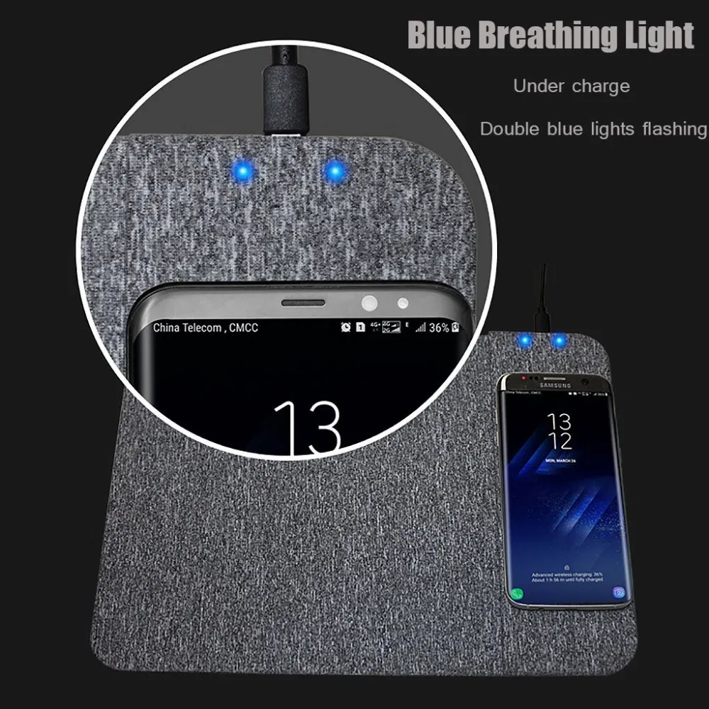 Qi Phone Power Bank Fast Mousepad Wireless Charger