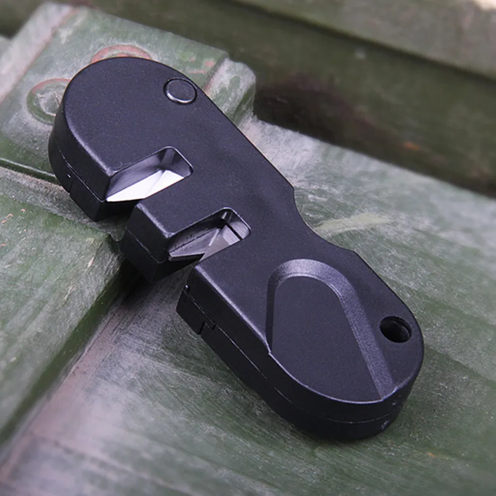 Knife Sharpener Multi Function Pocket Tools with Pre-Set Carbides Blades Bl10144