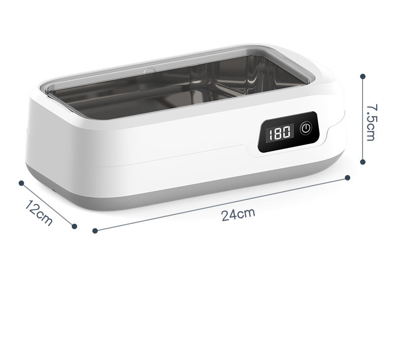 [Five-Speed LED Digital Display Ultrasonic Cleaner] Large-Capacity 49kHz Ultrasonic Cleaning Machine for Glasses and Jewelry
