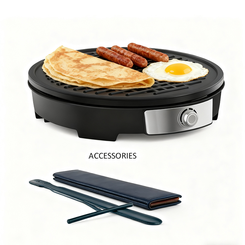 Electric Pancake Makers Grill Cooking Injera Grills Omelette Pan Crepe Maker Adjustable Temperature Griddle
