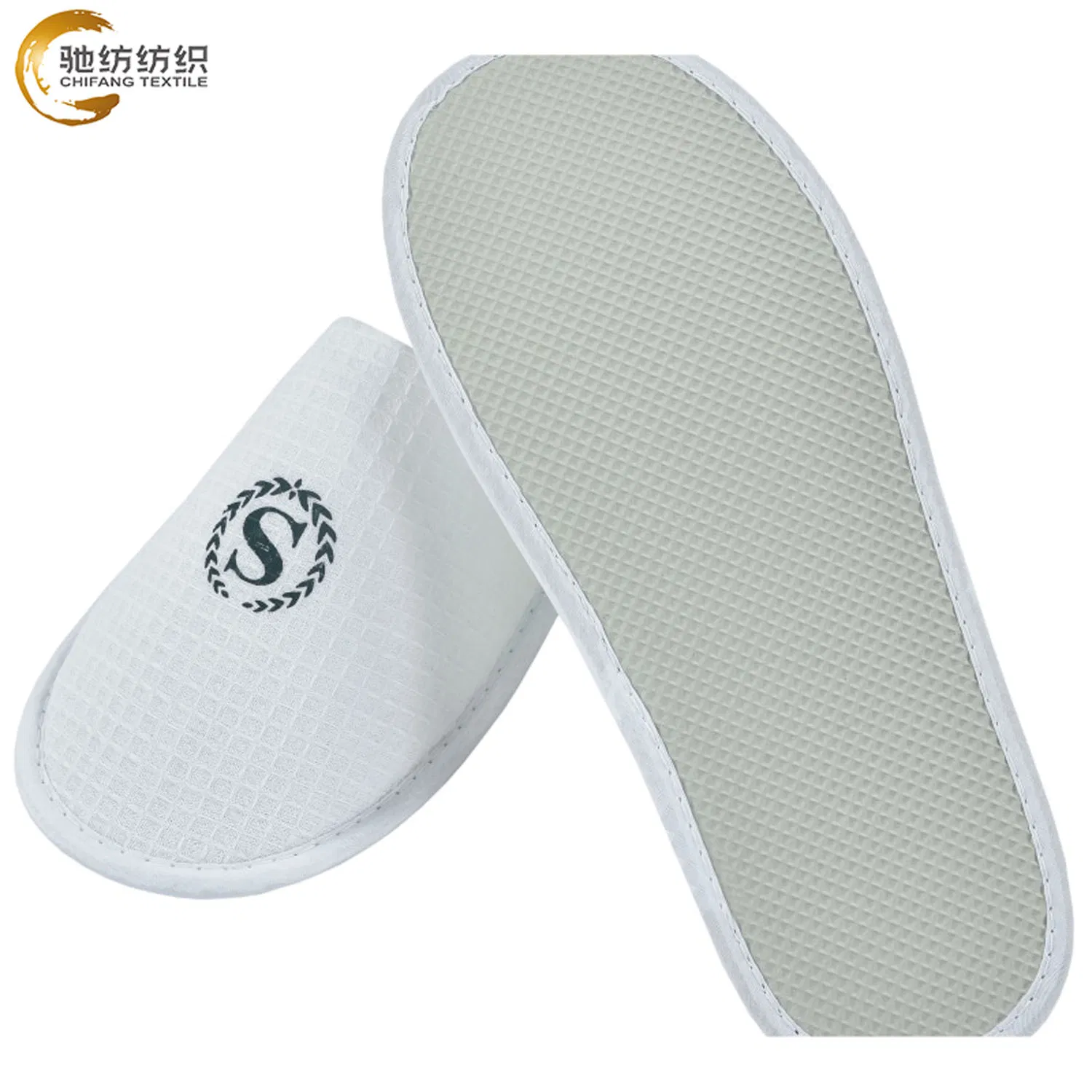 Hotel Unisex Terry Cloth Slippers White Blue Grey Disposable Terry Cloth Slippers Available for Hotel Resorts SPA Airlines