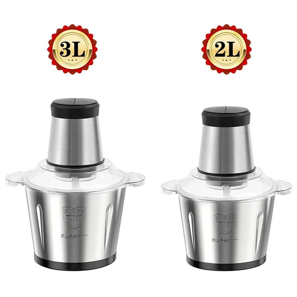 Compact 3L Multi-Function Electric Meat Grinder for Home Kitchen Use