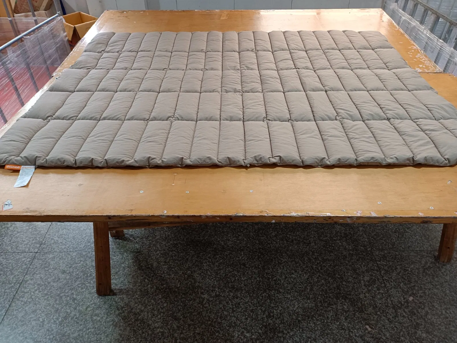 Alternative Quilted Duvet Insert with Corner Tabs Winter Warm Machine Washable Sand