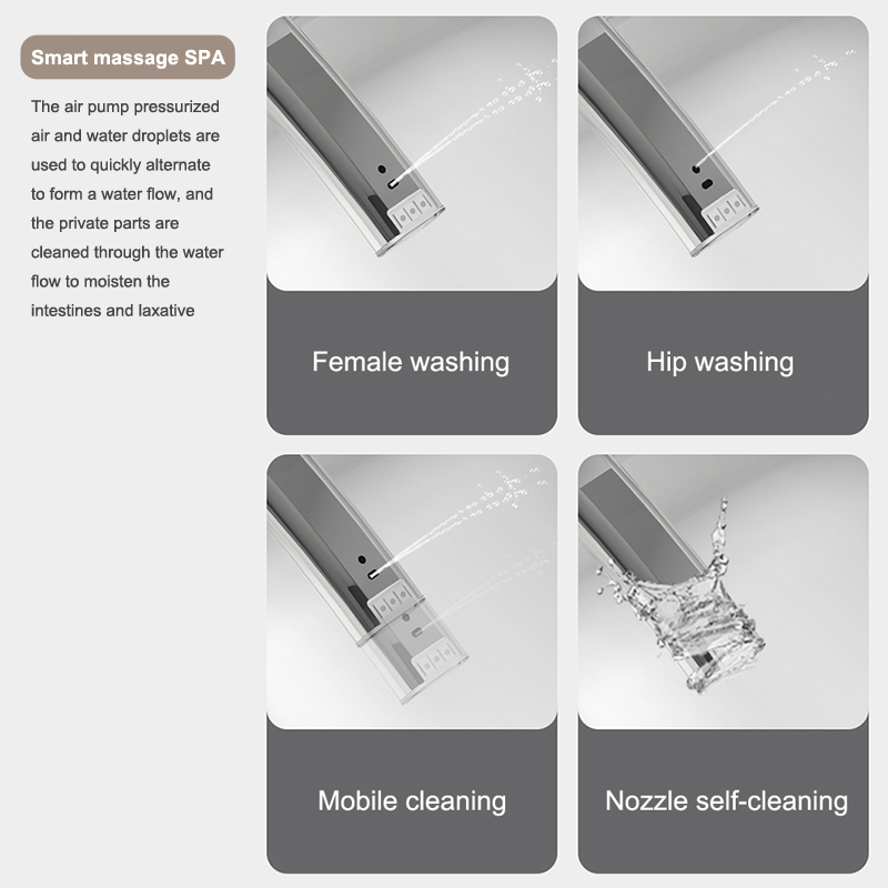 Wall Mount Automatic Flush Self Cleaning Electronic Intelligent Smart Toilet Bidet