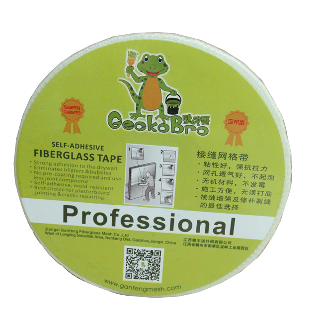 Drywall Fiberglass Self Adhesive Scrim Fiber Mesh Jointing Tape for Gypsum