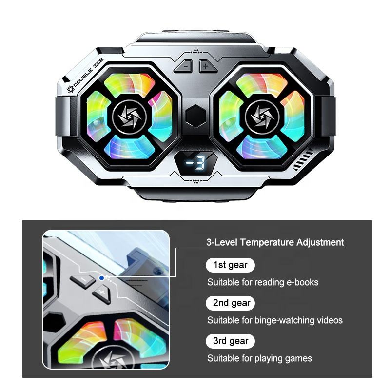 Manufacturer Portable Explosion-Cooled Mobile Phone Refrigeration Game Cooler with Digital Display
