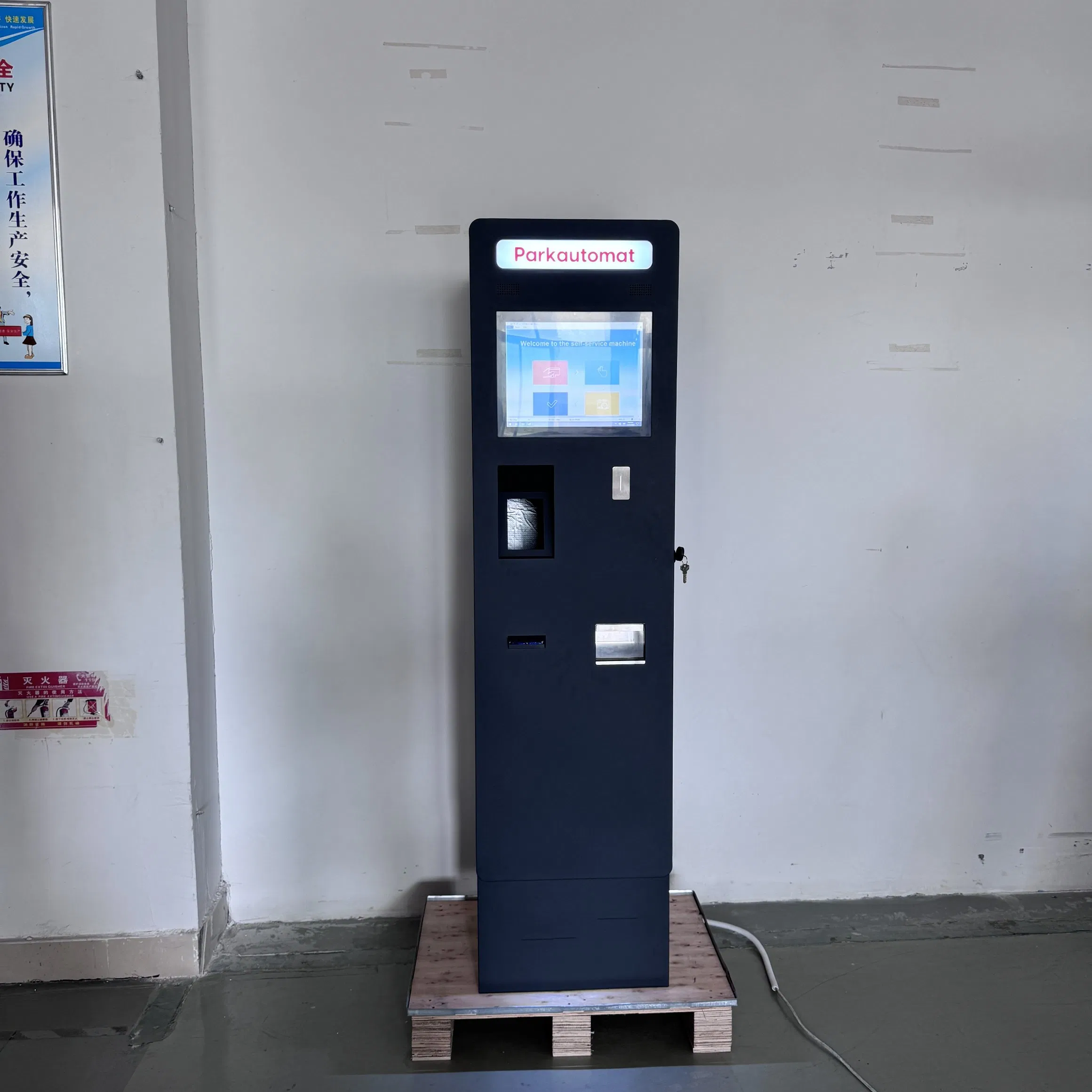 Custom Self-Service Parking Payment Kiosk with POS Printer Floor-Standing Hotel Capacitive Touch Screen and Sdk Functions