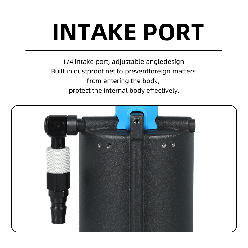 Hot Rocol Rl-4000LV Pneumatic Nail Pulling Rivet Gun 4.0-6.4mm Rivets Nail Suction Riveter Tool