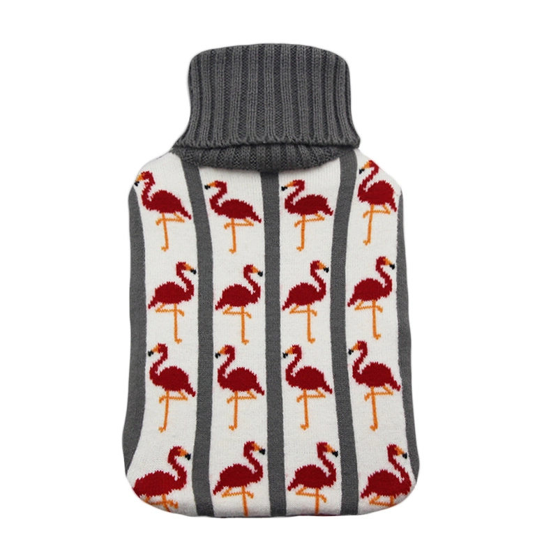 Wholesale Winter Warm Cotton Custom Design Knitted Hot Water Bottle Cover Hot Water Bag Cloth