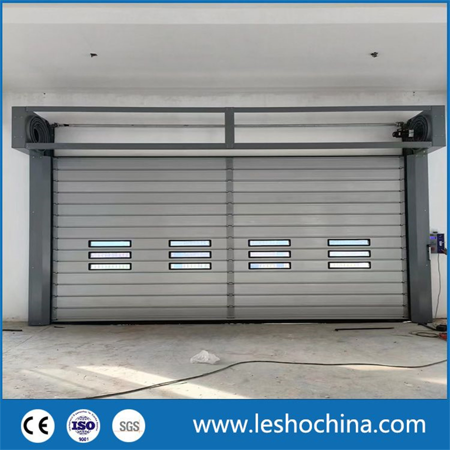 Rapid Fast High Speed Roller Shutter Aluminum High Speed Spiral Door
