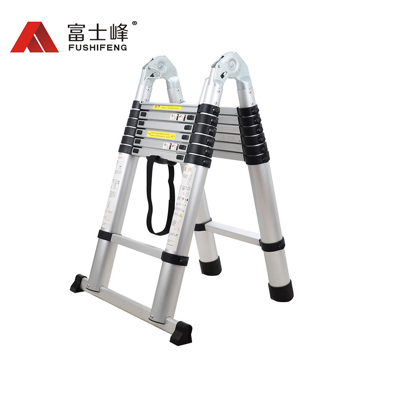 Smart Design 6.2m Telescopic Ladder with Hinge