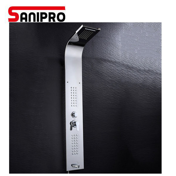 Sanipro Top Manufacturer Multi Function 304 Stainless Steel Shower Panel