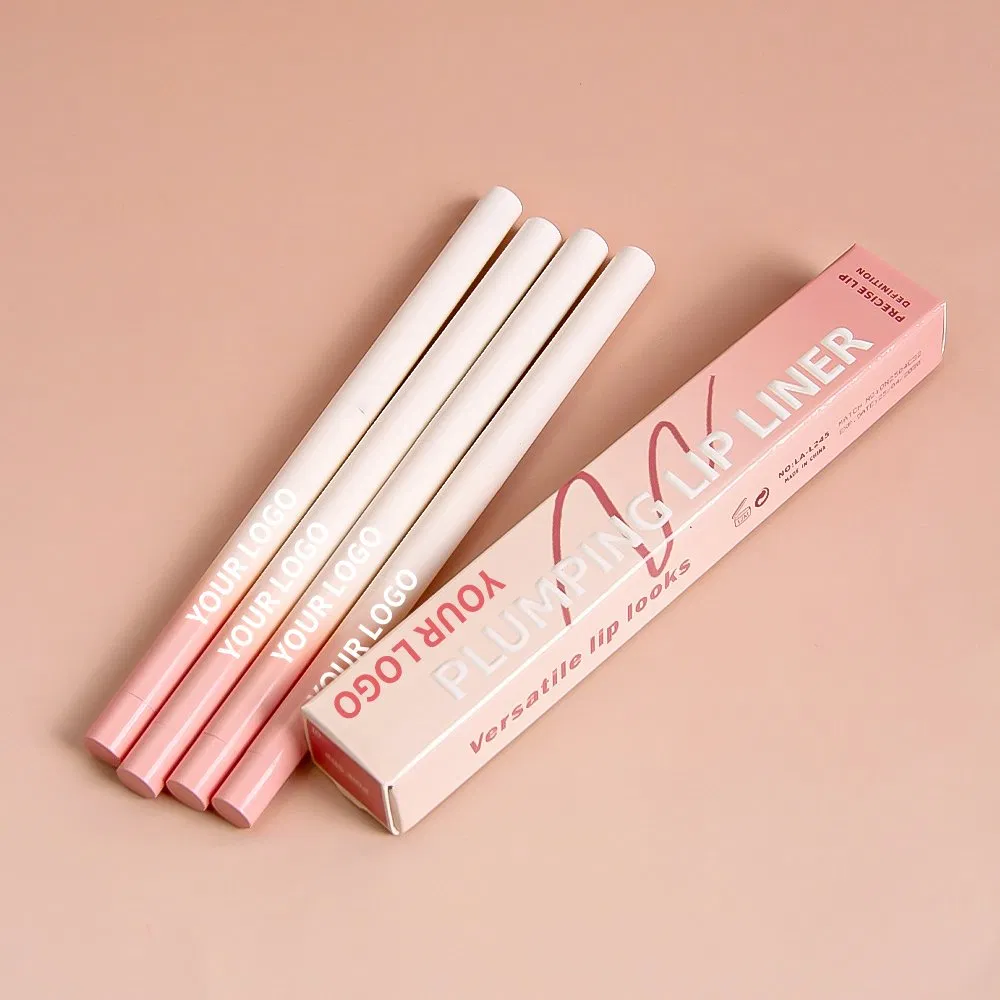 High Pigment Matte Retractable Creamy Brown Pink Lip Liner Waterproof Lipliner Pencil