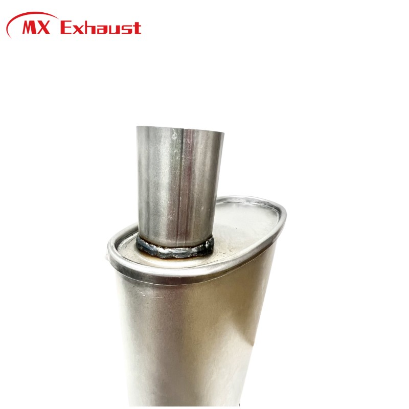 Универсальный овальный глушитель выхлопной системы