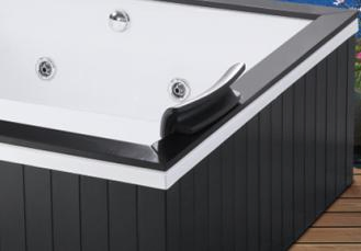 Большая уличная ванна на 2 человек из акрила