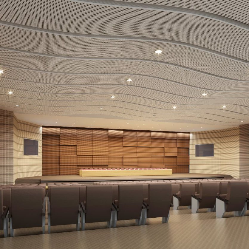 Stylish Acoustic Ceiling Tiles for Modern Interior Design Projects 17mm