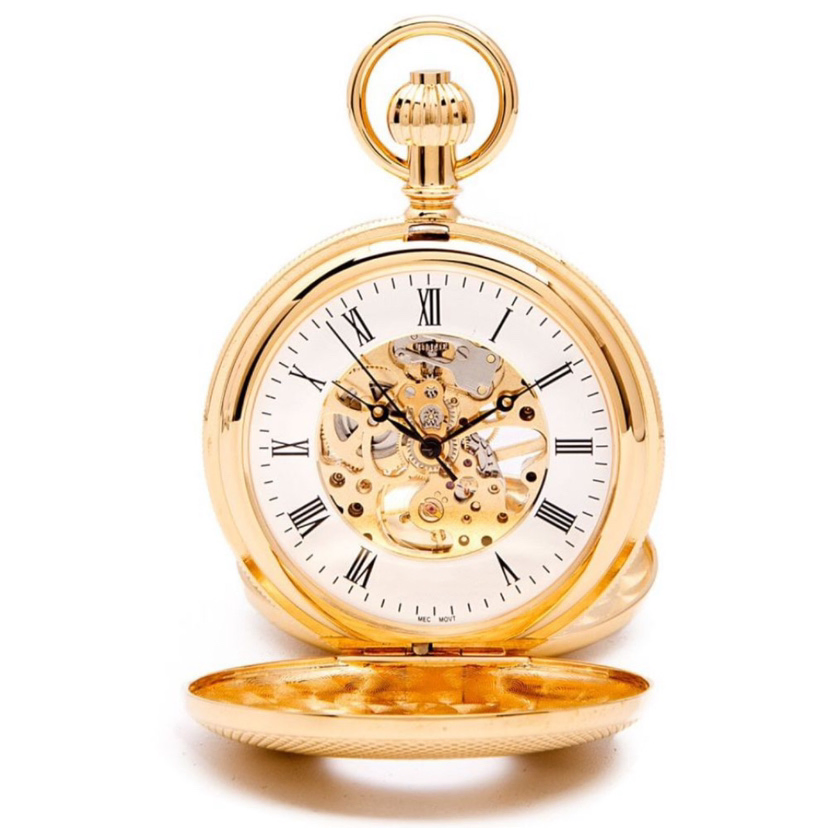OEM Japan Movement Men's Antique Gold Pocket Watches