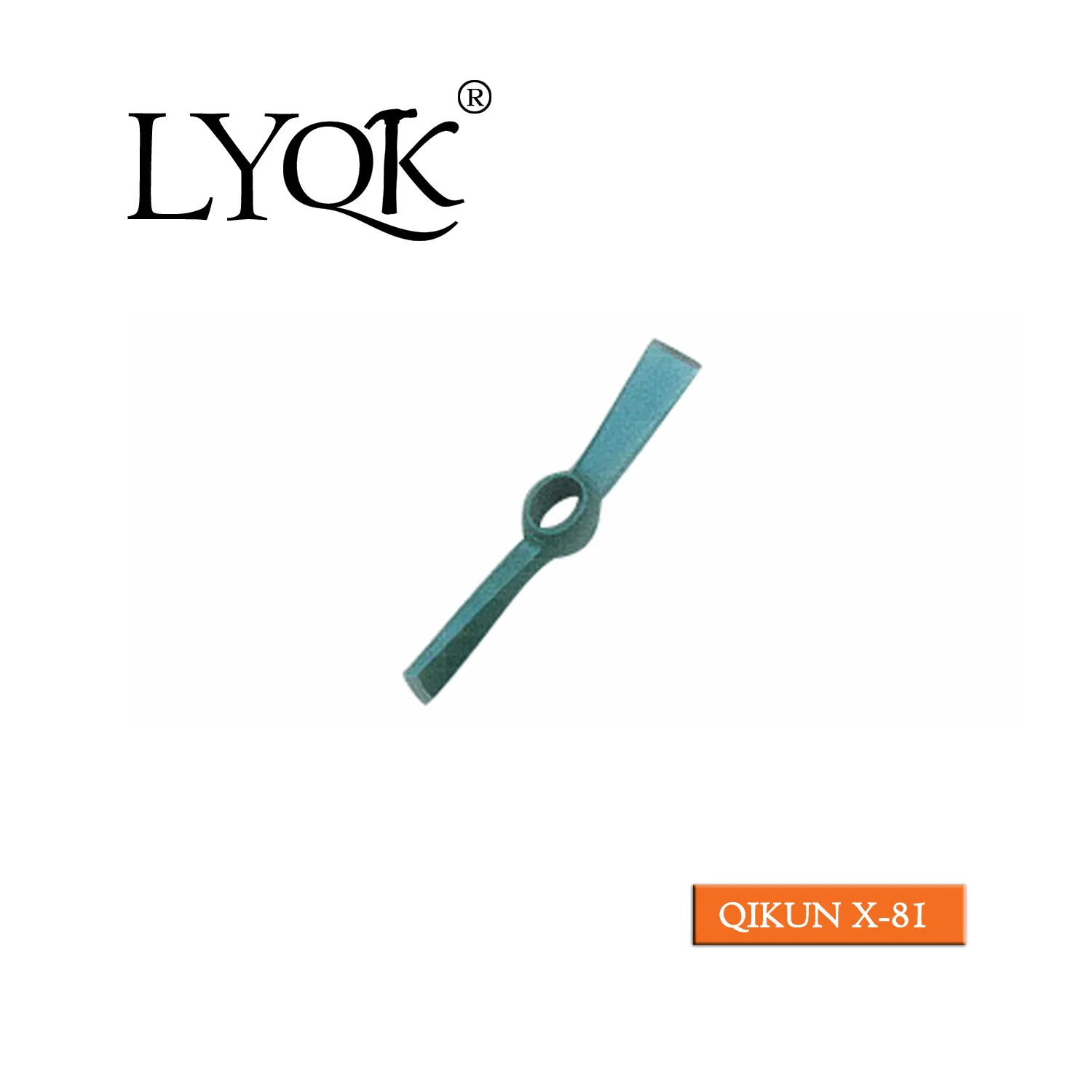 X-81 High Quality Rail Steel 65mn Agriculture Farm Garden Hardware Hand Tools Pick Head Mattock Pickaxe