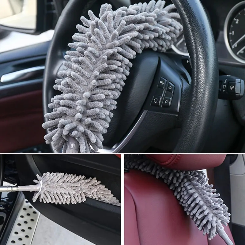 Home 4PCS 2.5m Handle Room Cleaning Dust Brush Detachable Feather Dusters