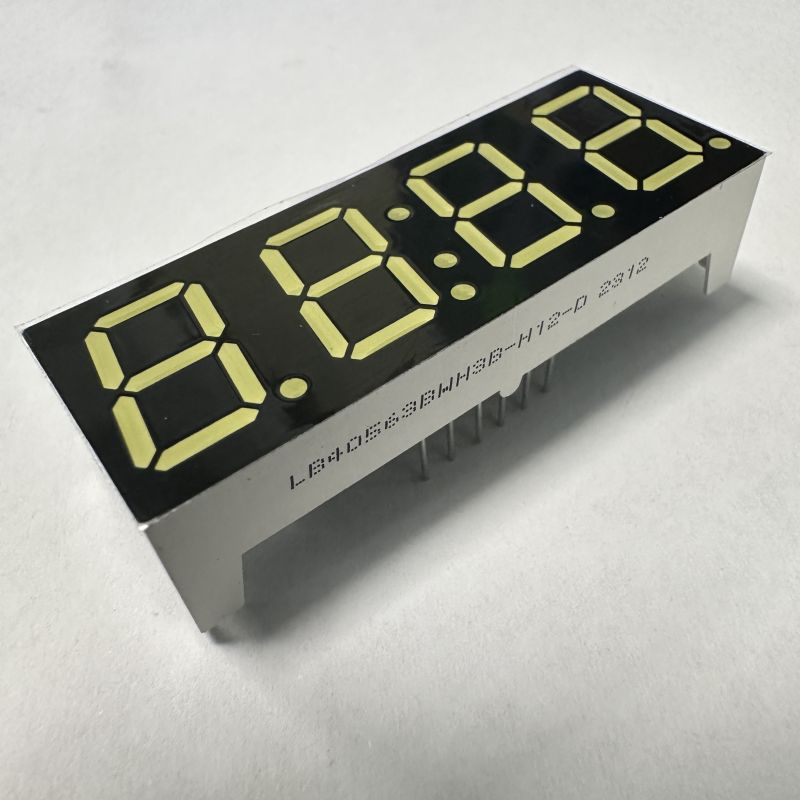 4 Digit Ultra Bright White 7 Segment LED Display for Home Appliances