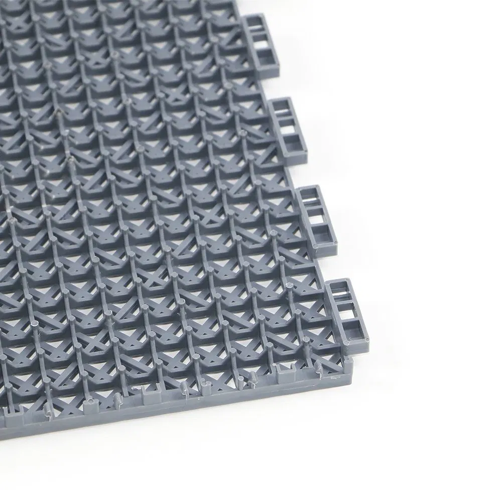 Bathtub Bathroom Shower Non Slip Waterproof Rectangular PVC Anti Slip Bath Mat with Drain Holes