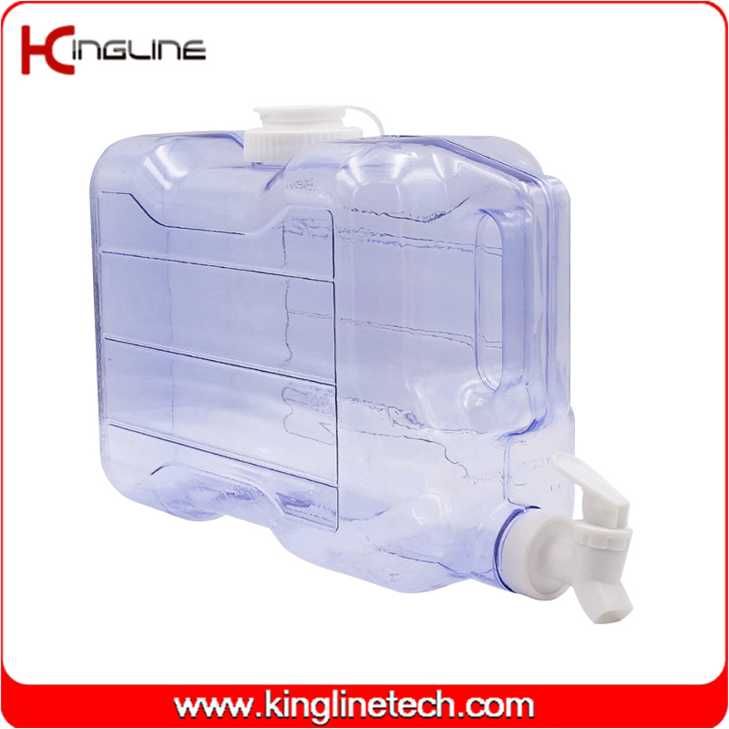 BPA free 1.5 gallon rectangle plastic freezer water jug