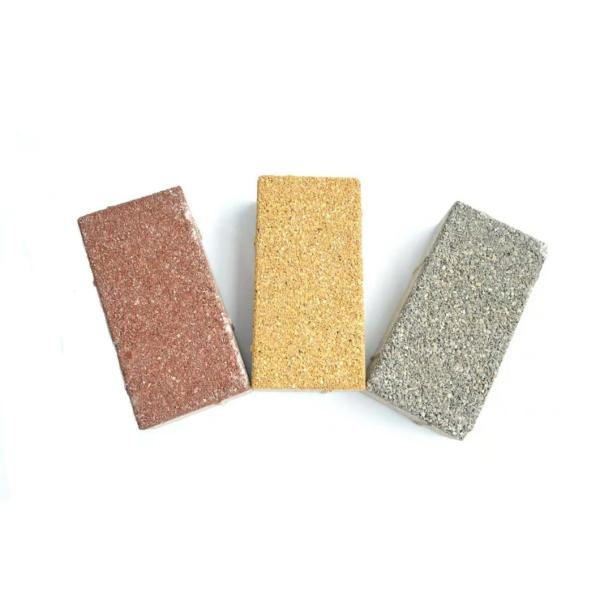 Zjt Environmental Friendly Red Noise Reduction Water Permeable Pavers