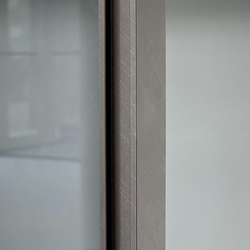 Tempered Swing Bathroom Glass Doors with Modern Framed Glass for Hotels