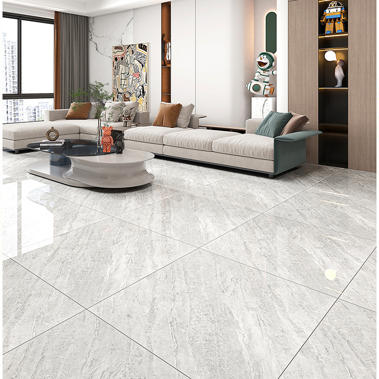 600X1200mm Modern Design Glossy Porcelain Polished Tiles Marble Look Factory Sale