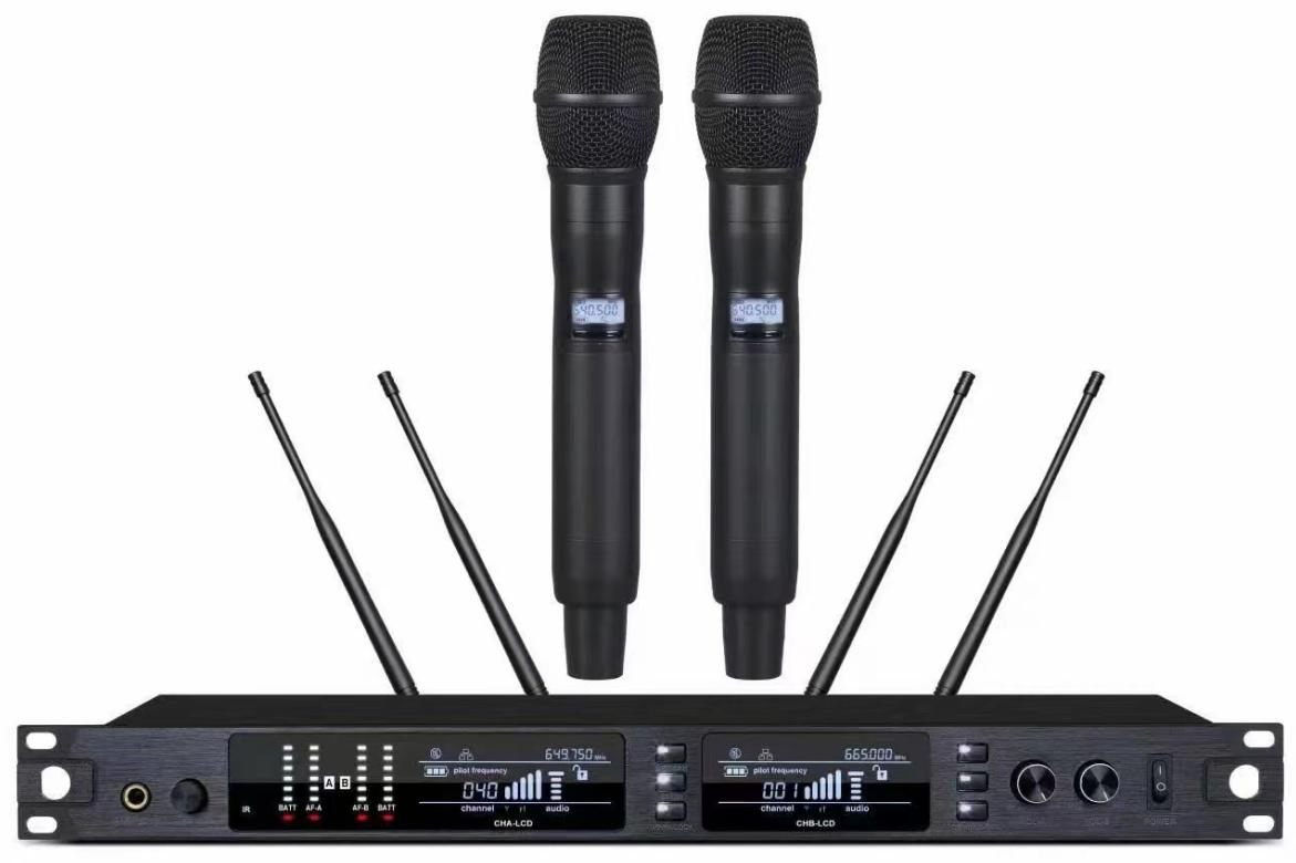 Профессиональный ручной микрофон 500-980 МГц