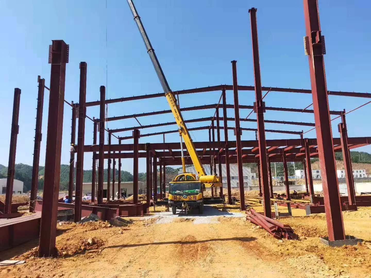 Steel Structure Engineering Commercial Office Building Roof Truss Construction Building Material Workshop