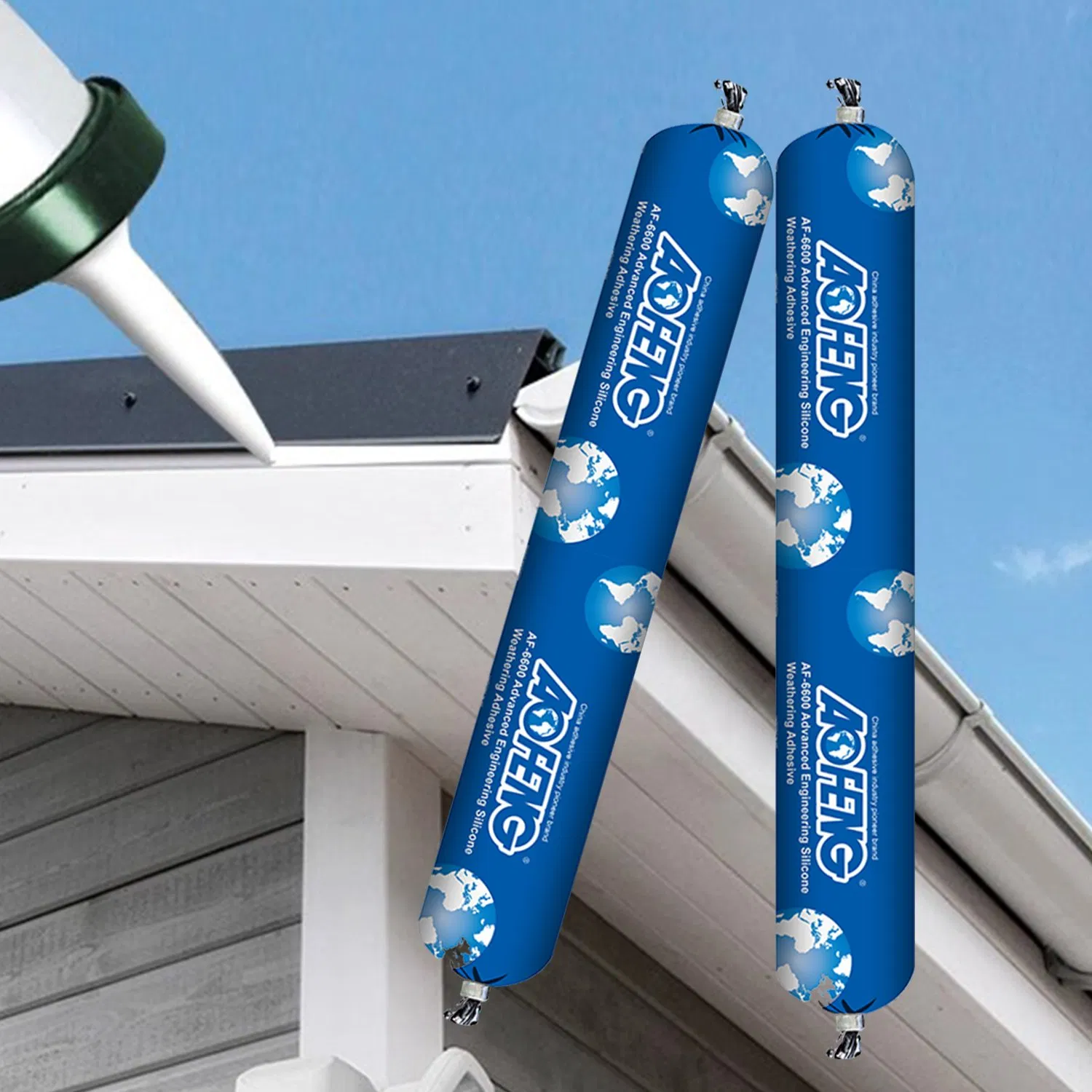 Long-Term Silicone Sealant for Sealing Window and Door Frames on Both Interior and Exterior Walls with Excellent Flexibility