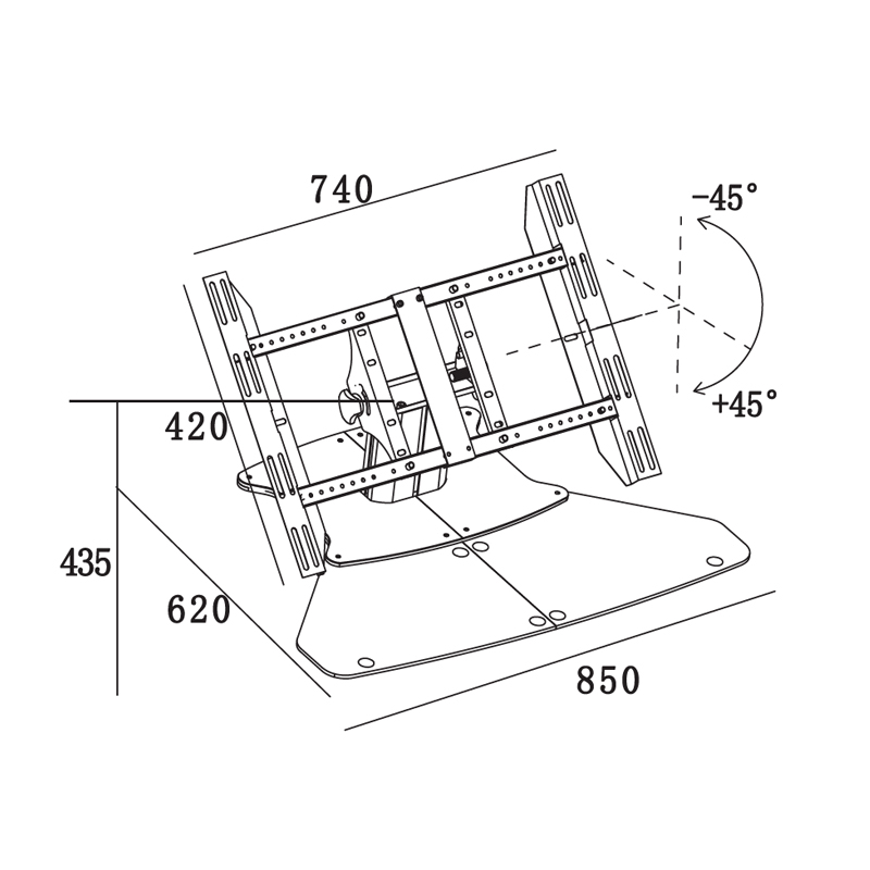 Напольная стойка для телевизора 32-55 дюймов