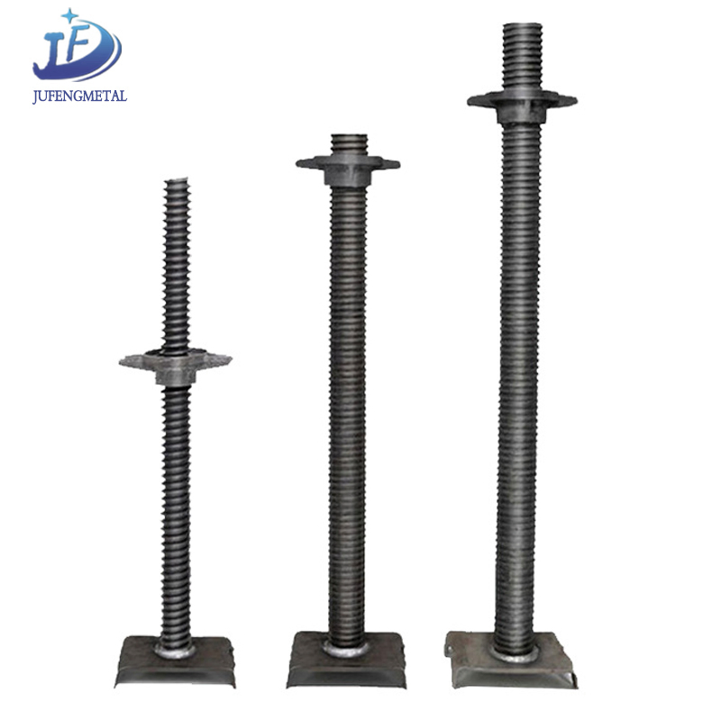 Customized Galvanized Jack U-Type Head Screw Jack Shoring for Frame Ringlock Scaffolding