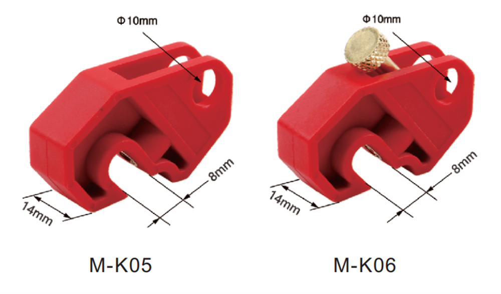 Universal Non-Conductive Circuit Breaker Lockout Tool with Screw